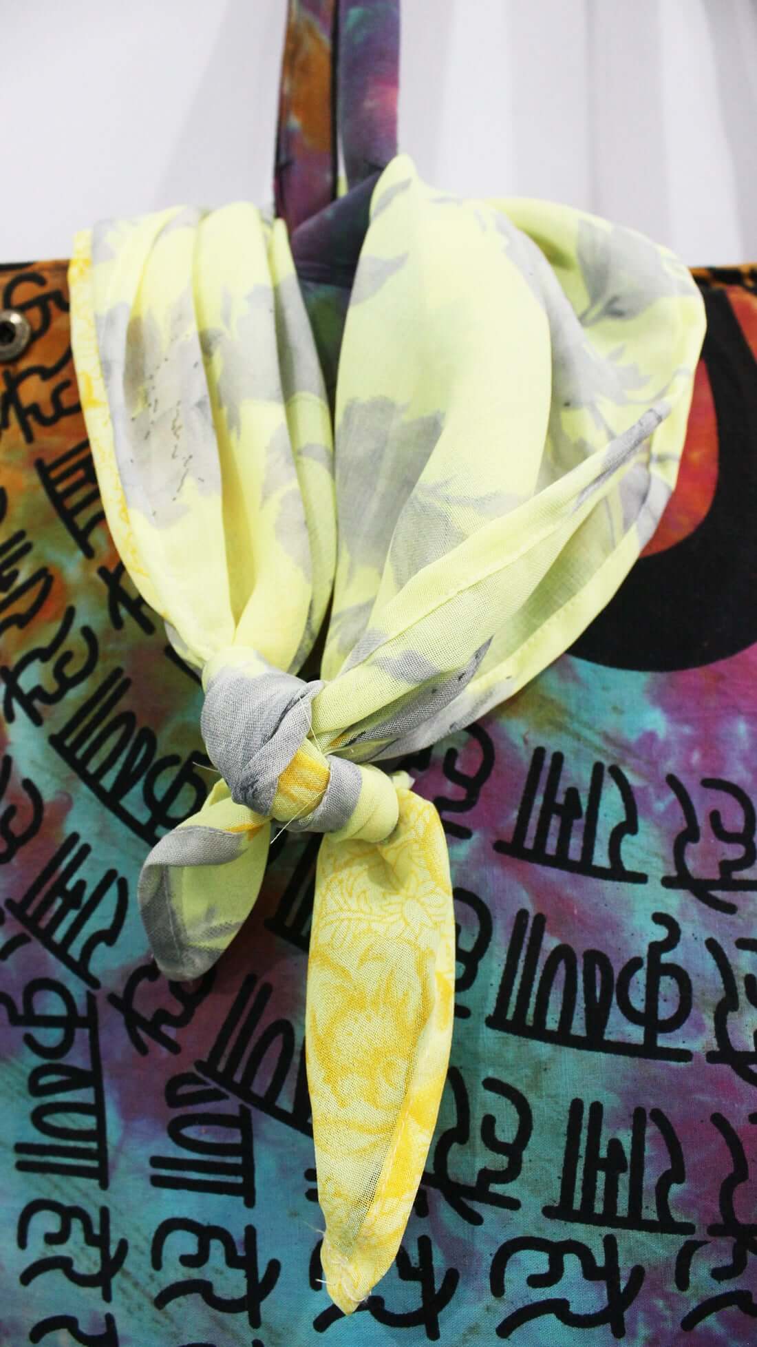 Soft Silky Floral Square Scarf for Women | Mango Gifts