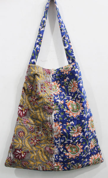 Indian Hand Block Print 100%Cotton Tote Bags 