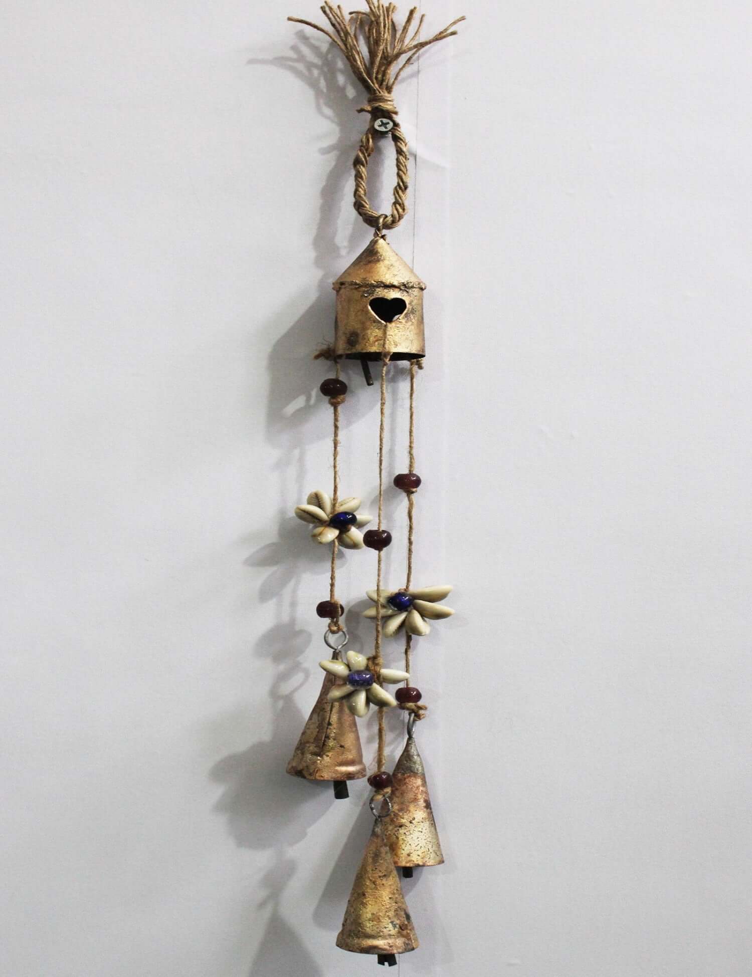 Beautiful hand-crafted wind chime bells for your door, adding charm and protection to your home with a touch of magic.