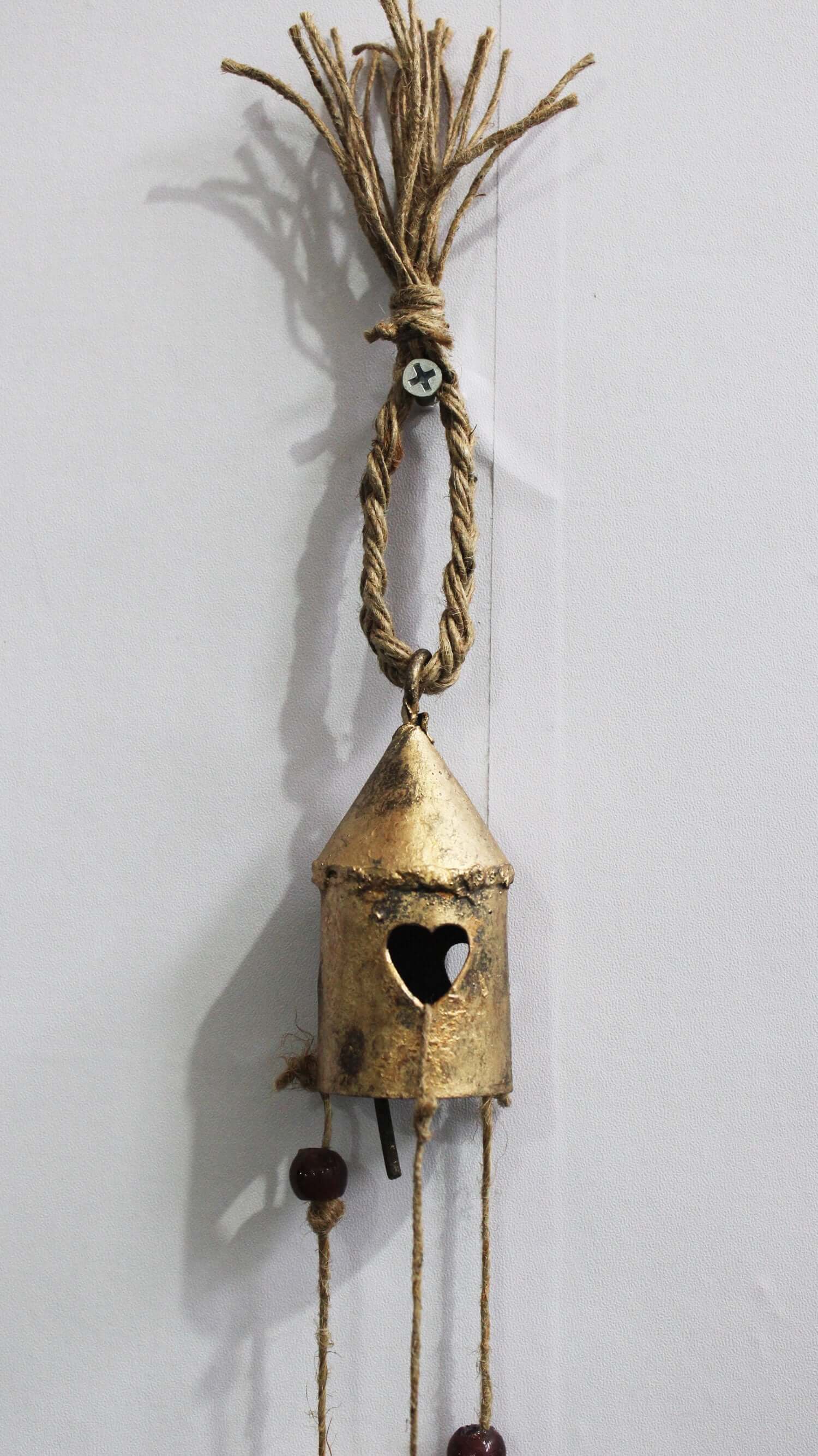 Beautiful hand-crafted wind chime bells for your door, adding charm and protection to your home with a touch of magic.