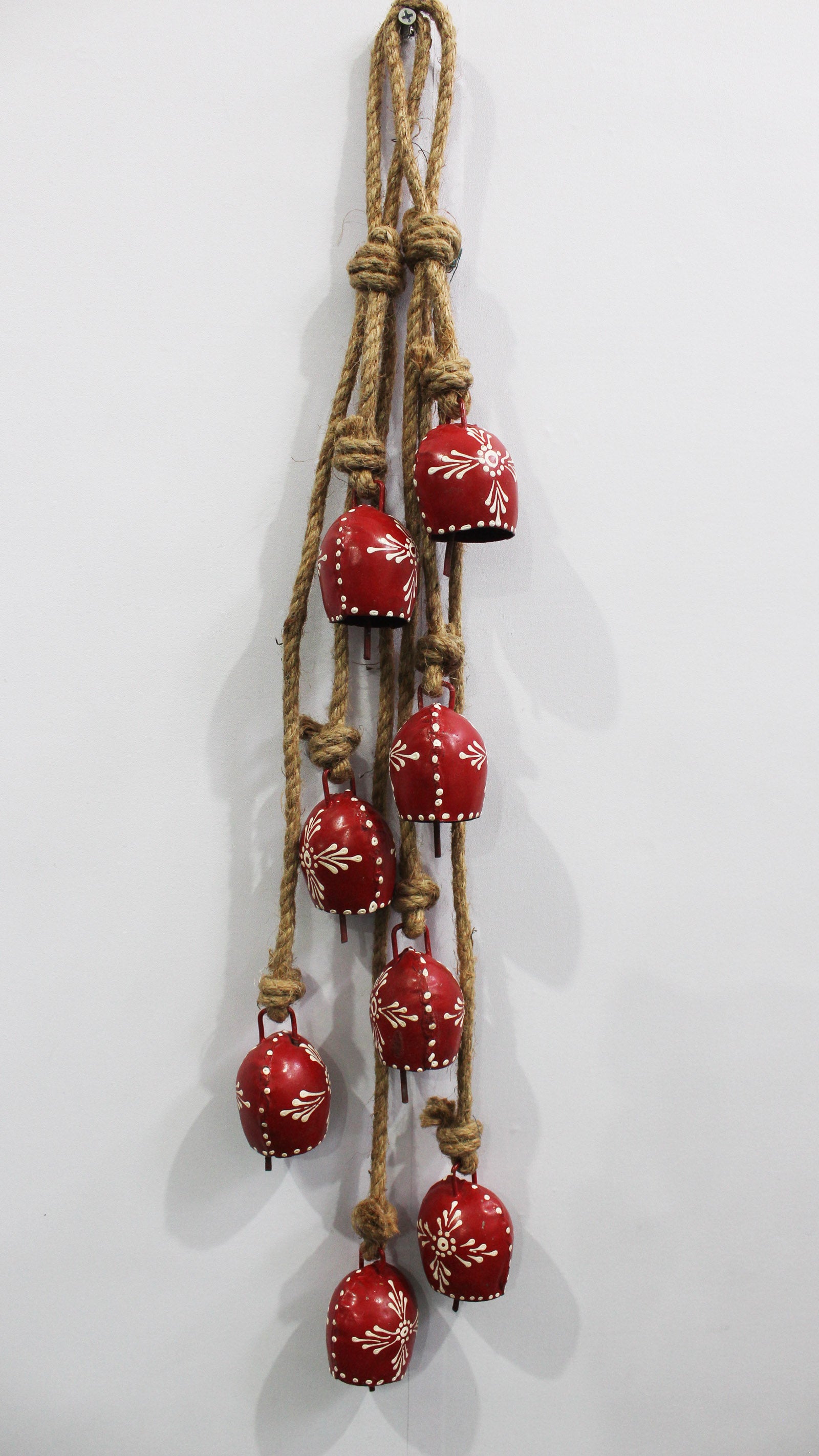Hand Painted Indian Metal Bells Hanging Chime