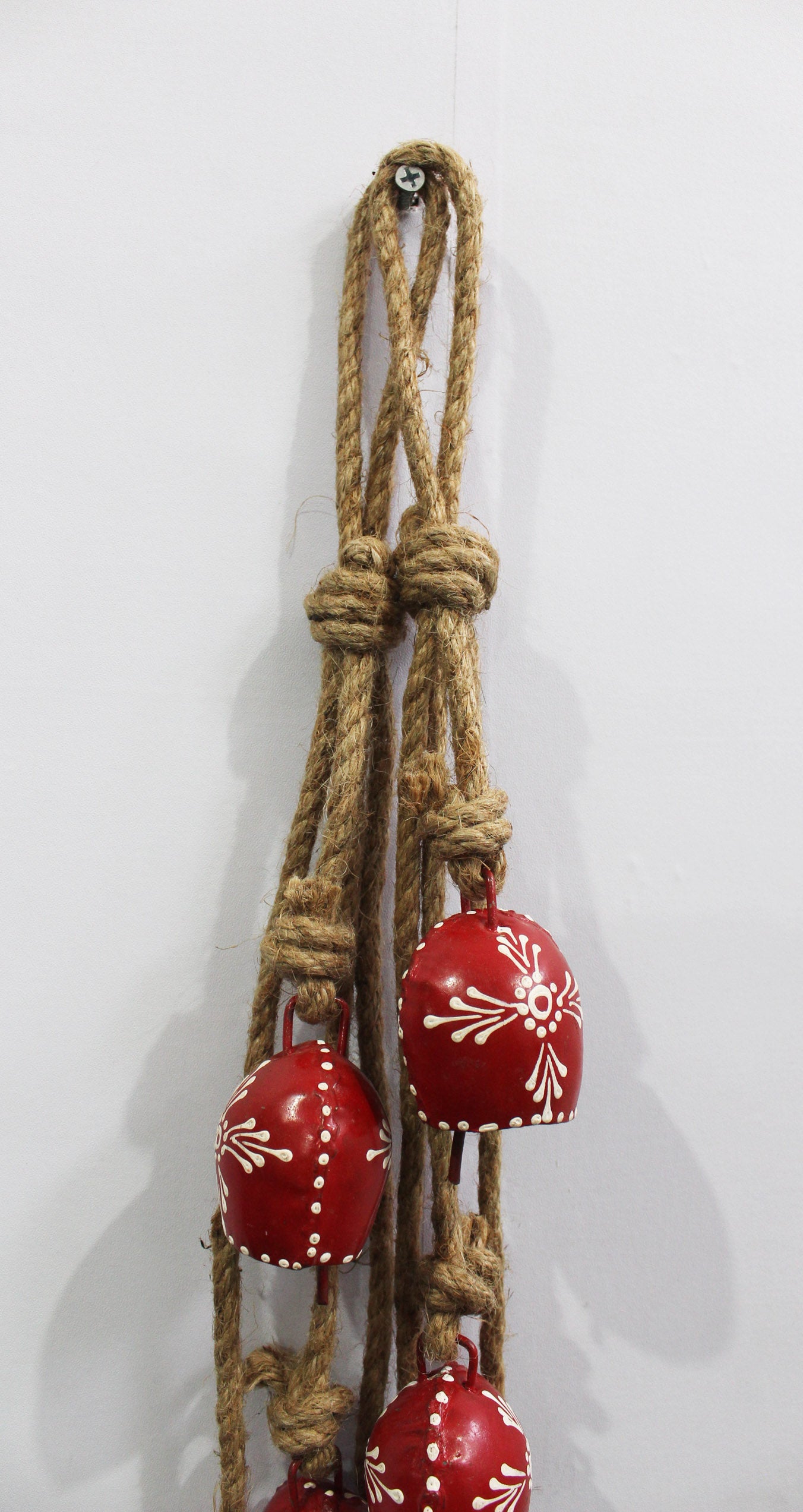 Hand Painted Indian Metal Bells Hanging Chime