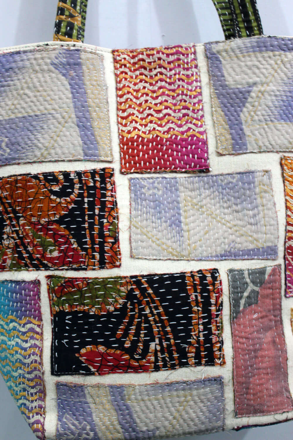 Hippie grocery bags vintage kantha cotton tote hobo bags 