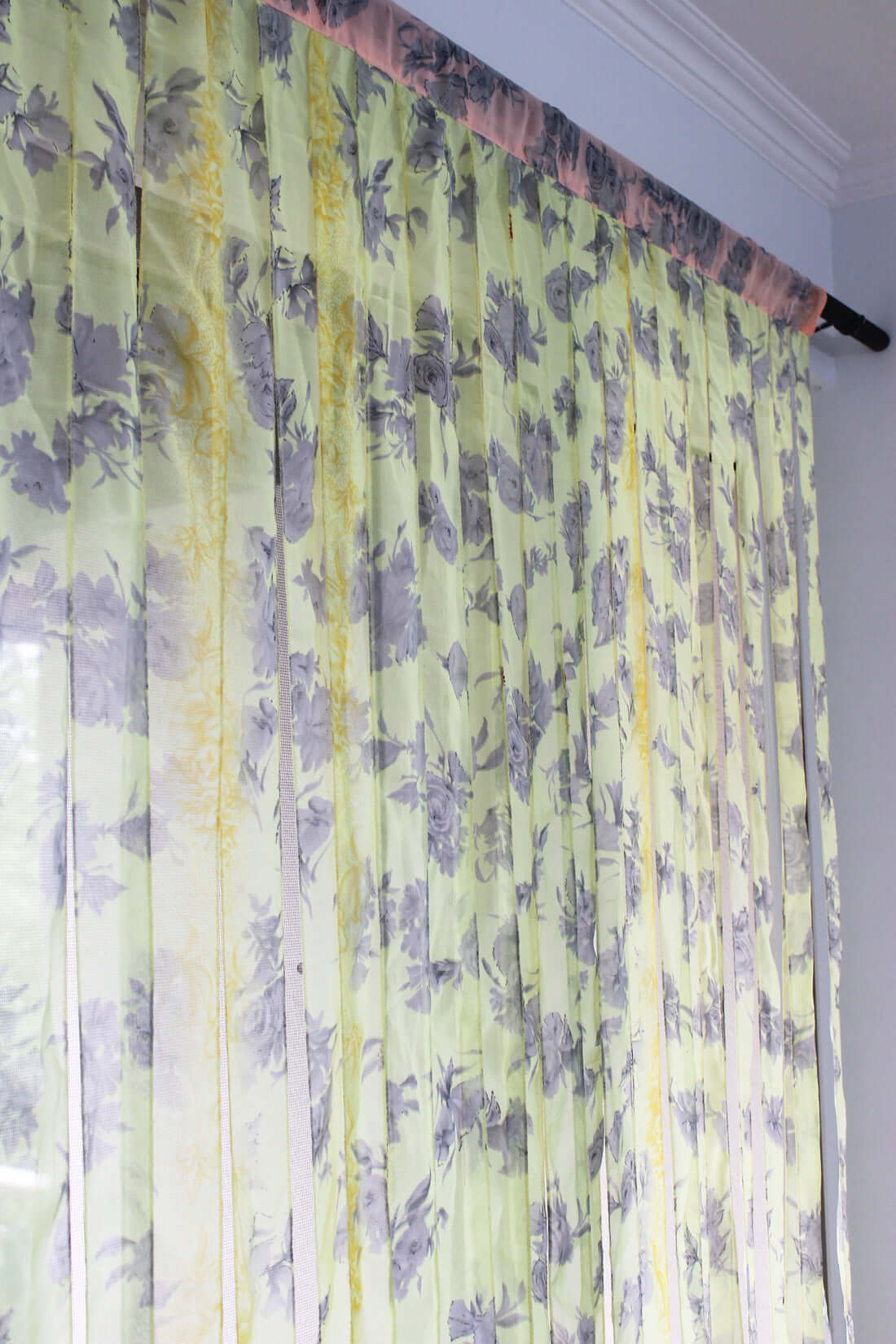 Bohemian Silk Sari Doorway Curtain - Hippy Decor