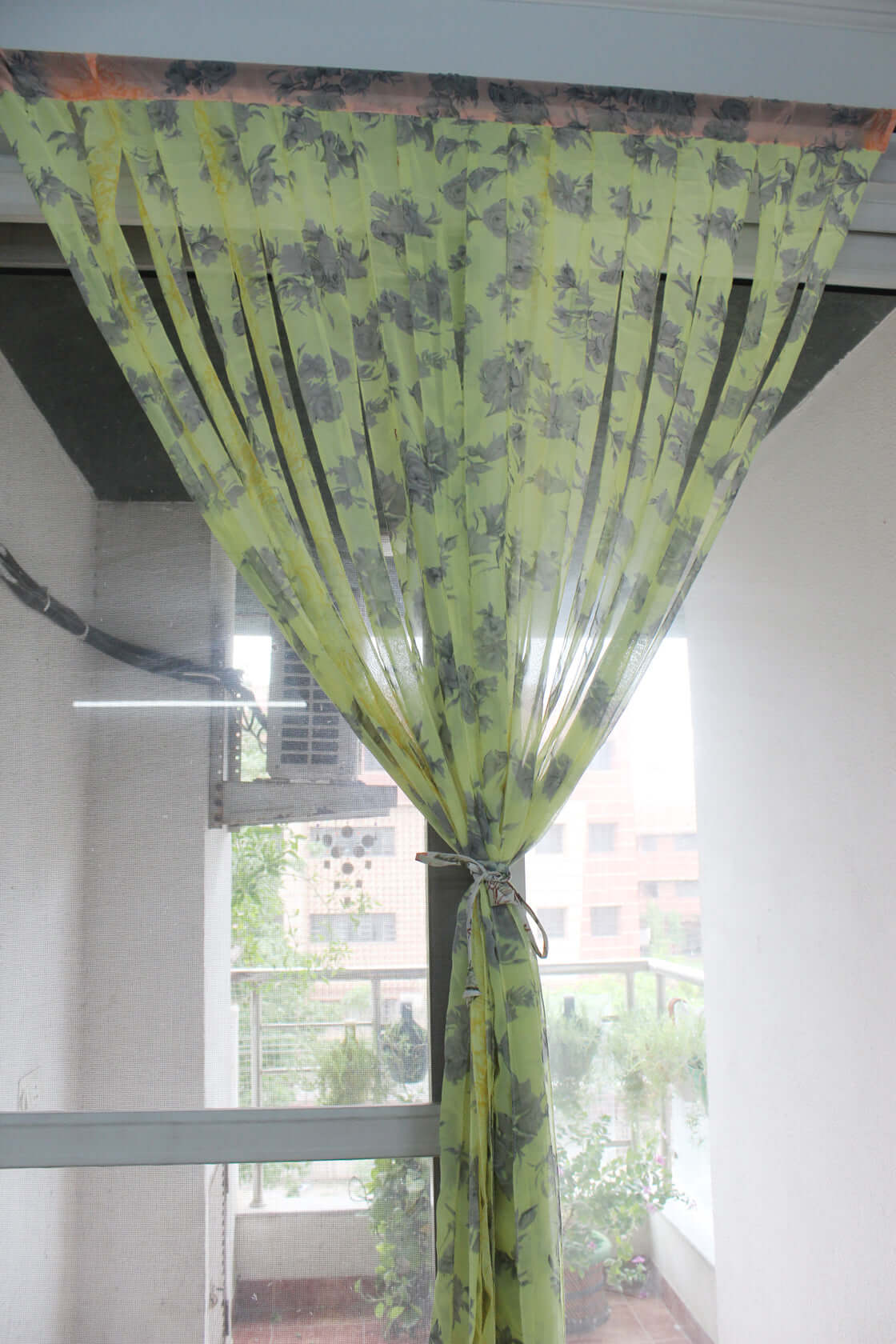 Bohemian Silk Sari Doorway Curtain - Hippy Decor