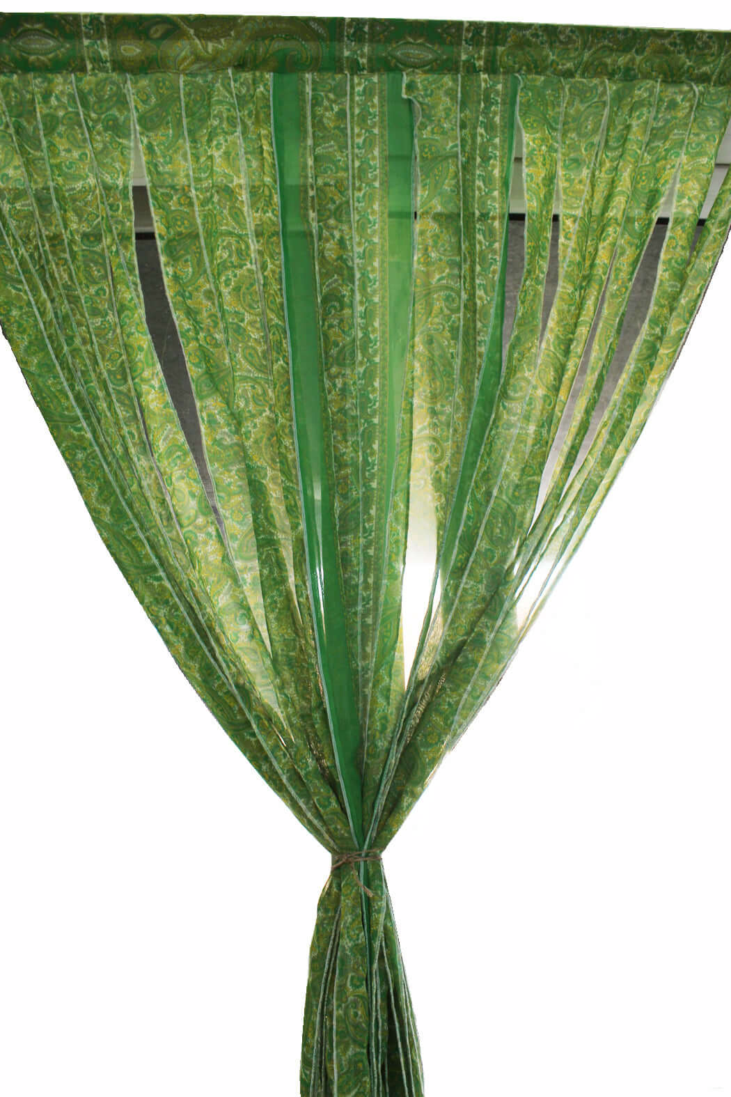 Bohemian Silk Sari Doorway Curtain - Hippy Decor