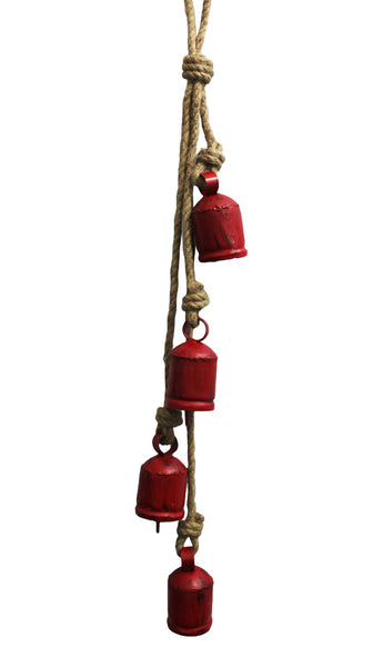 Giant cow bells wind chimes decor