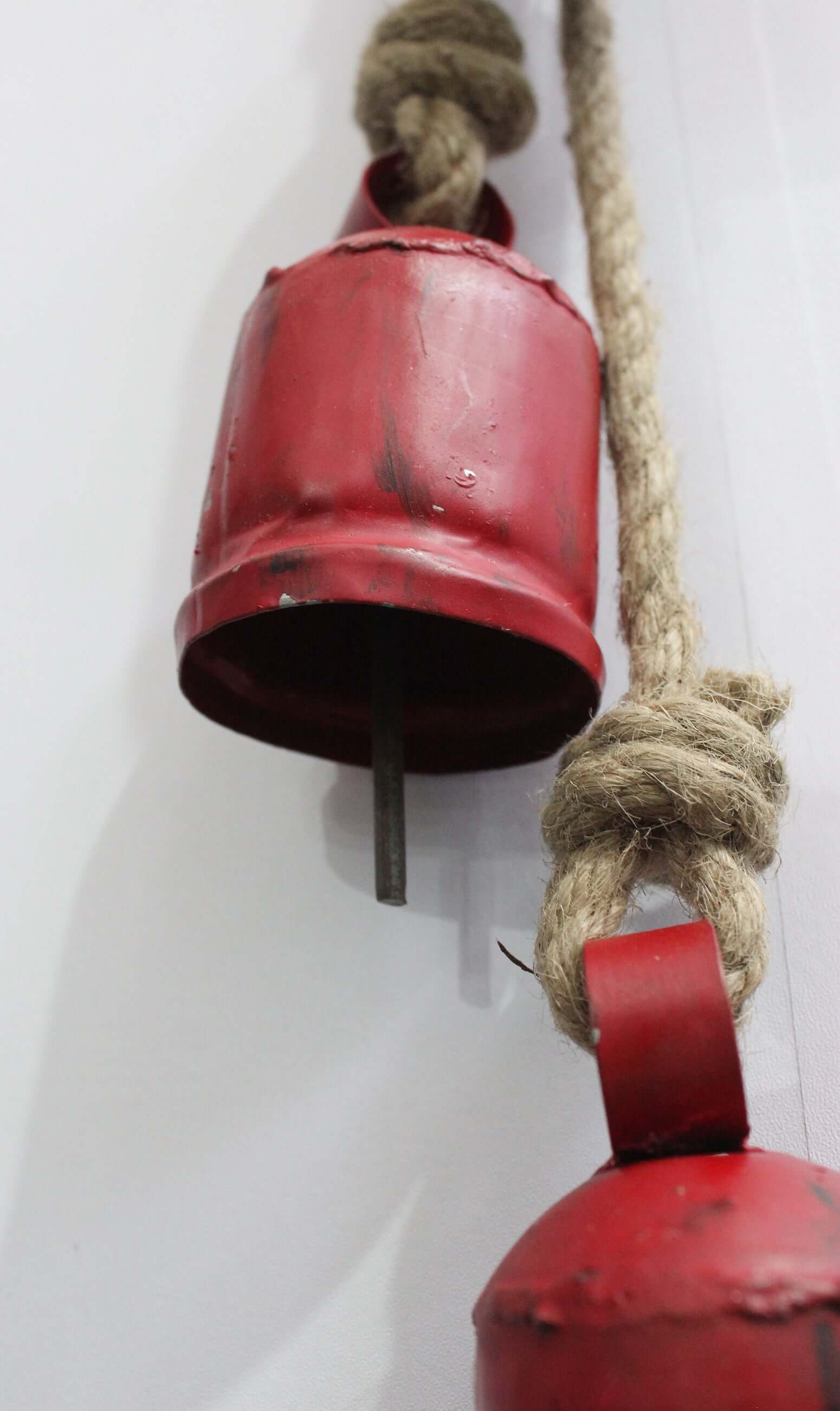 Decorative Hand Painted Indian Metal Bells for Garden