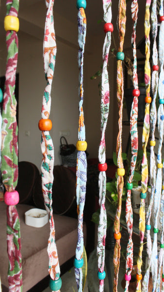 Recycled Fabric bohemian curtains panels Drapes