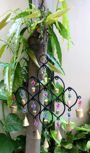 Recycled Iron Wind chime Garden Outdoor Patio Decoration Mobiles Suncatcher - Mangogiftsstore