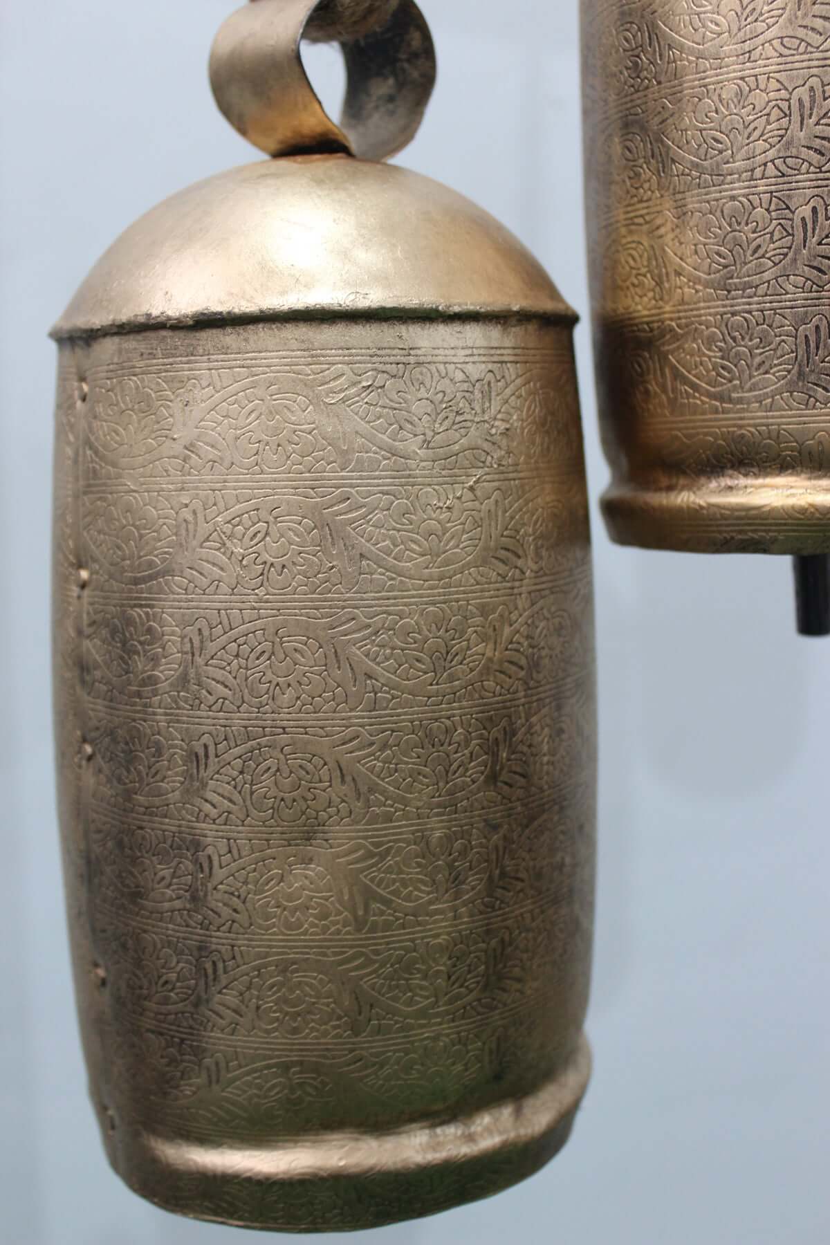 Antique Gold Harmony Cow Bells Set of 3