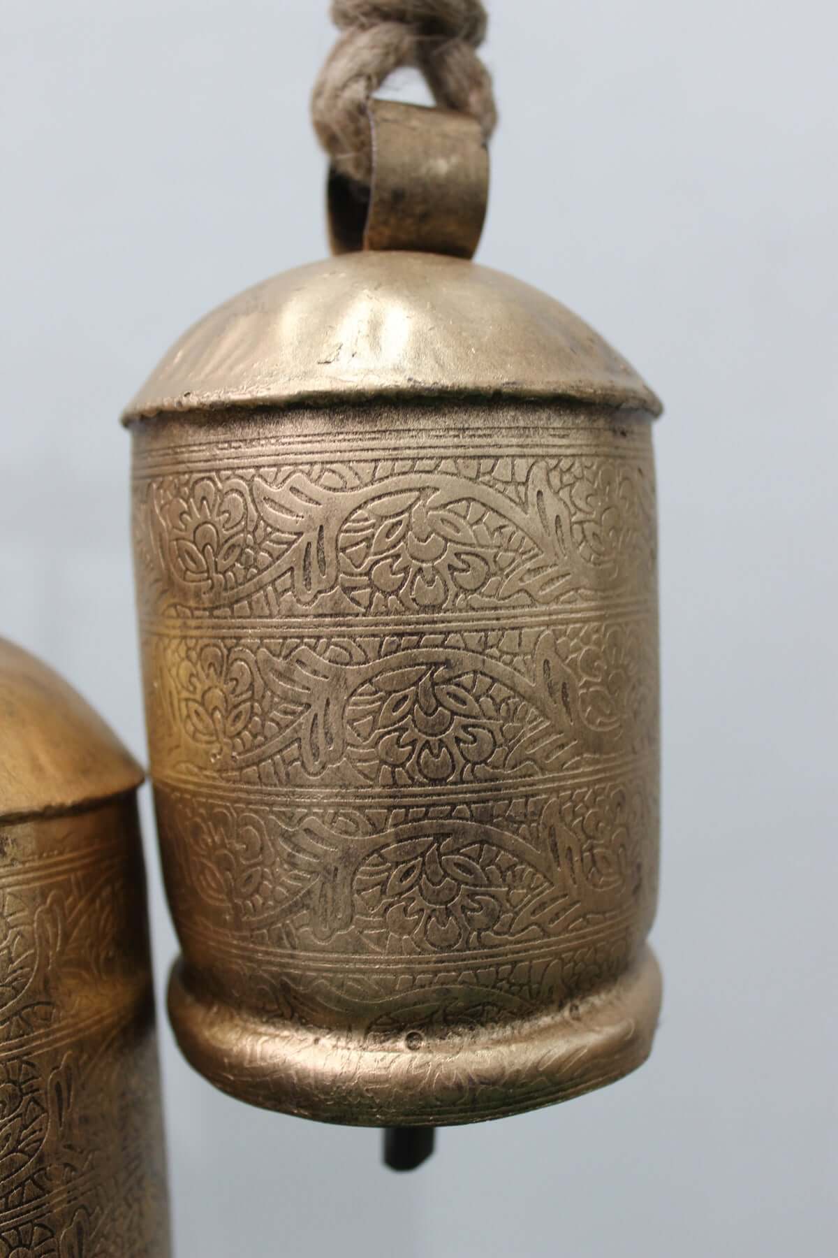 Antique Gold Harmony Cow Bells Set of 3