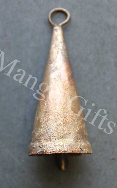 Vintage Indian Tin Bells - Rustic Chime & Decor