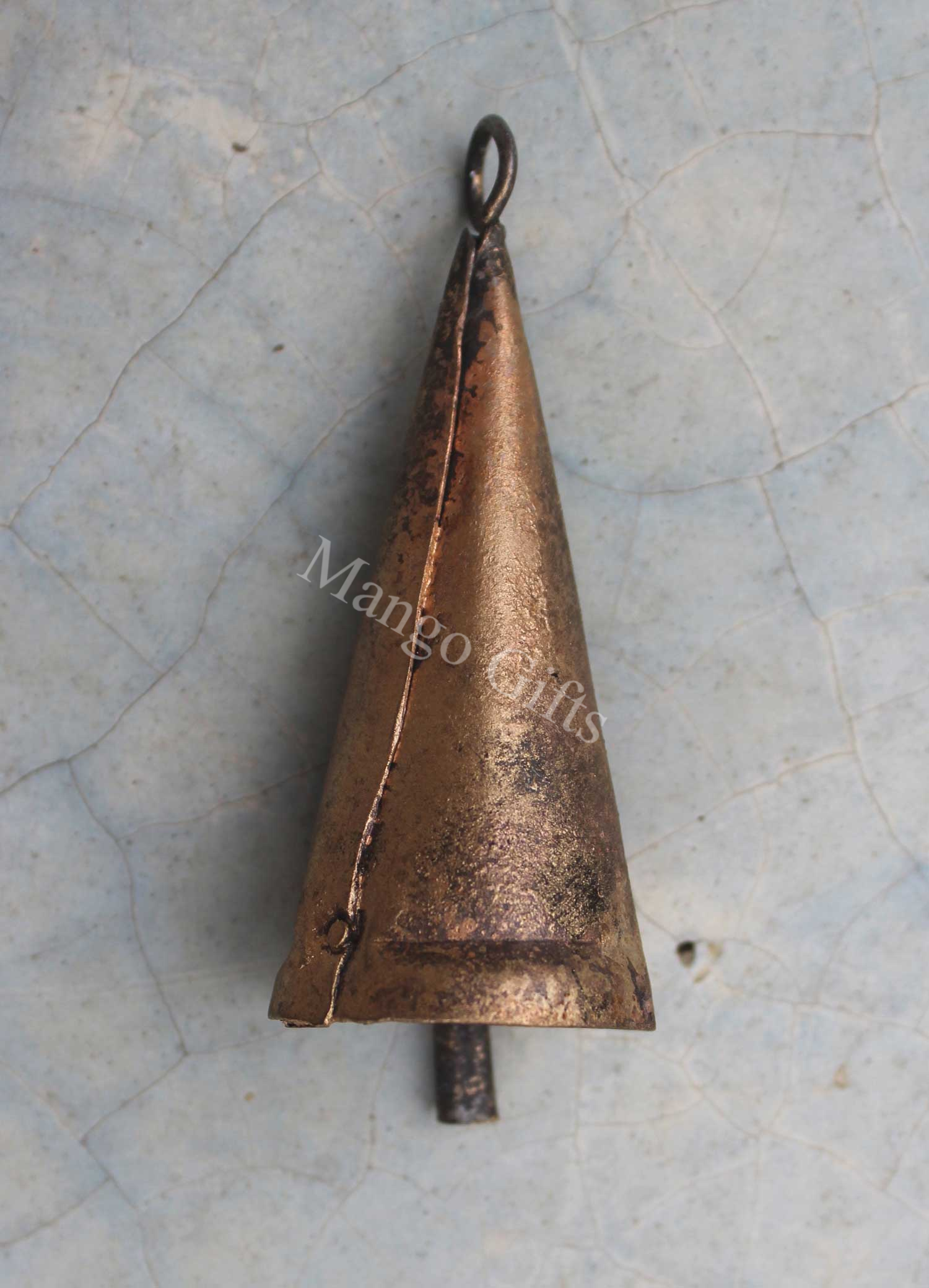 Vintage Indian Tin Bells - Rustic Chime & Decor