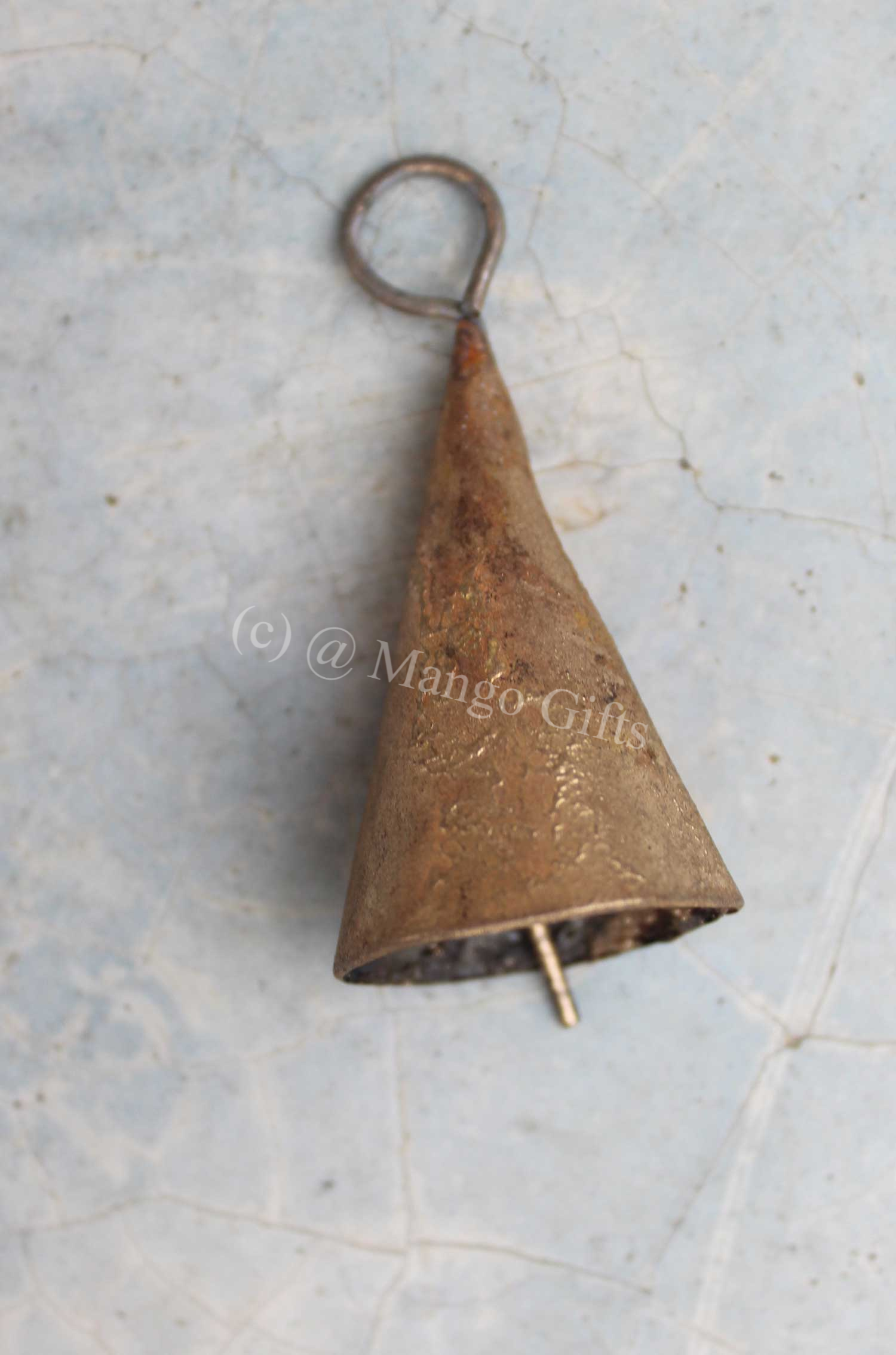 Rustic Iron Tin Wall Hanging Bells - Vintage Charm