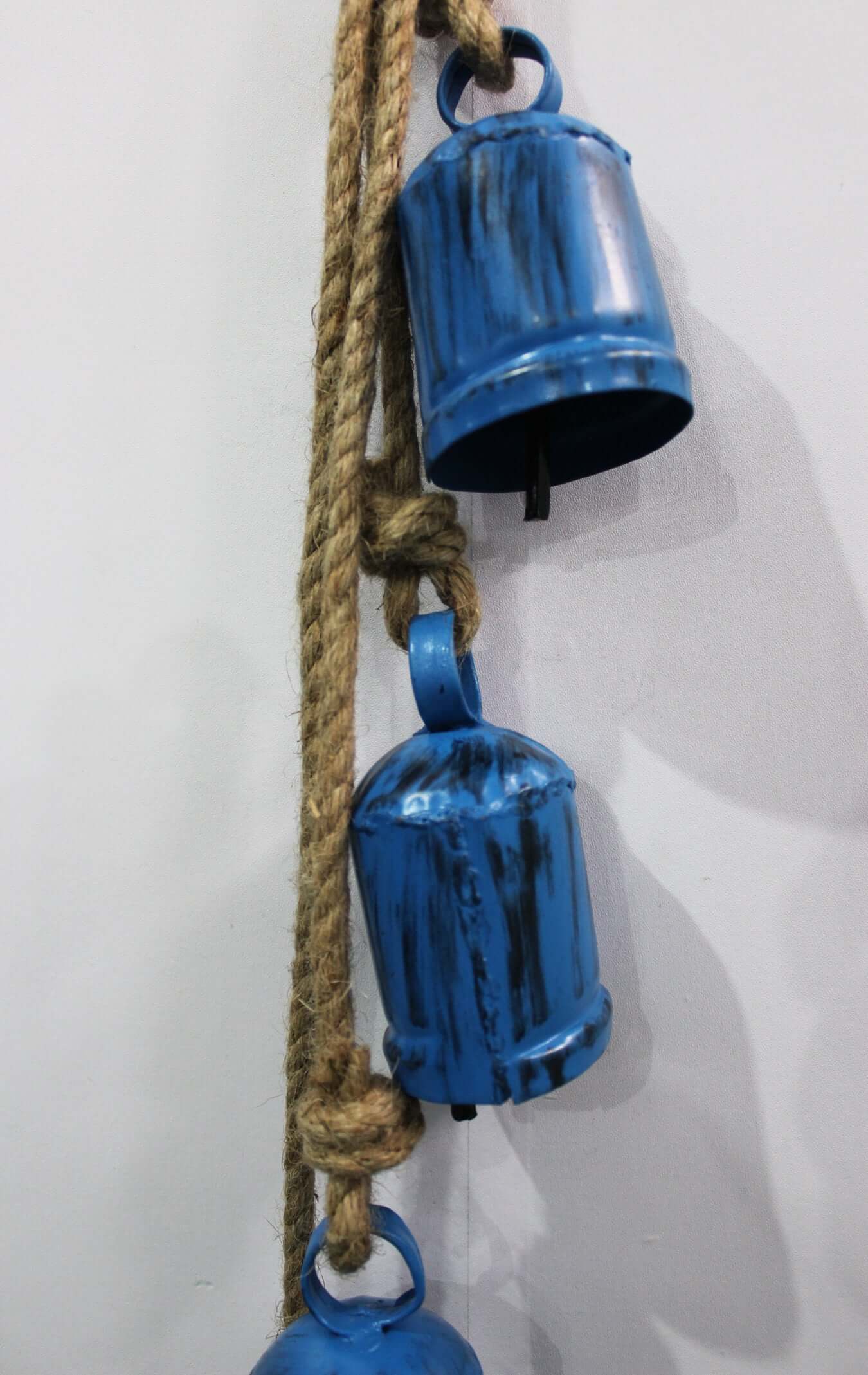 Antique Look Recycled Iron Cow Bells | Rustic Garden Chimes