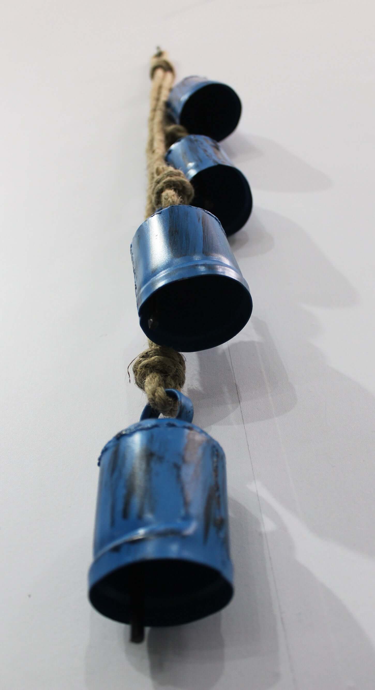 Antique Look Recycled Iron Cow Bells | Rustic Garden Chimes