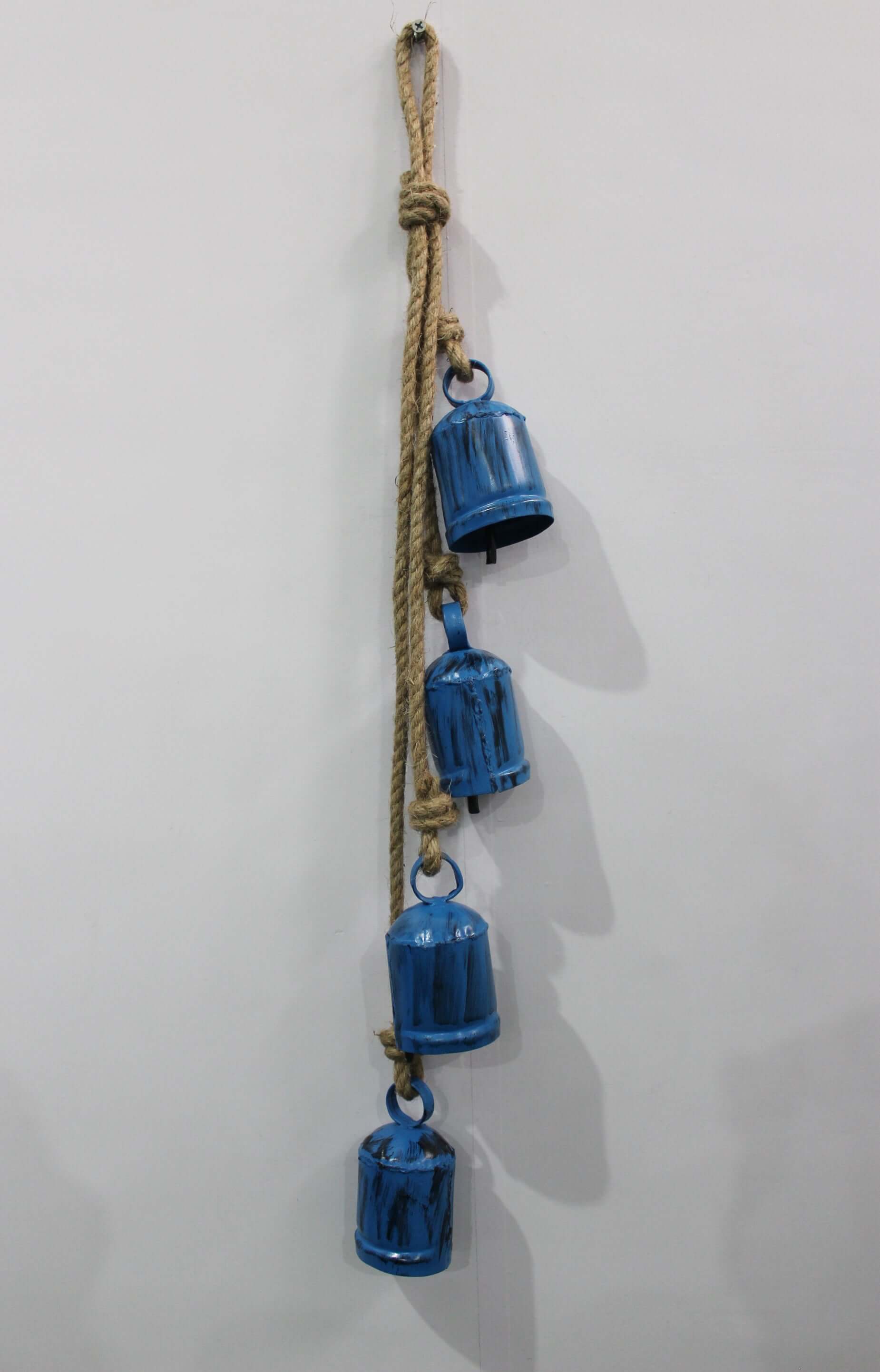 Antique Look Recycled Iron Cow Bells | Rustic Garden Chimes