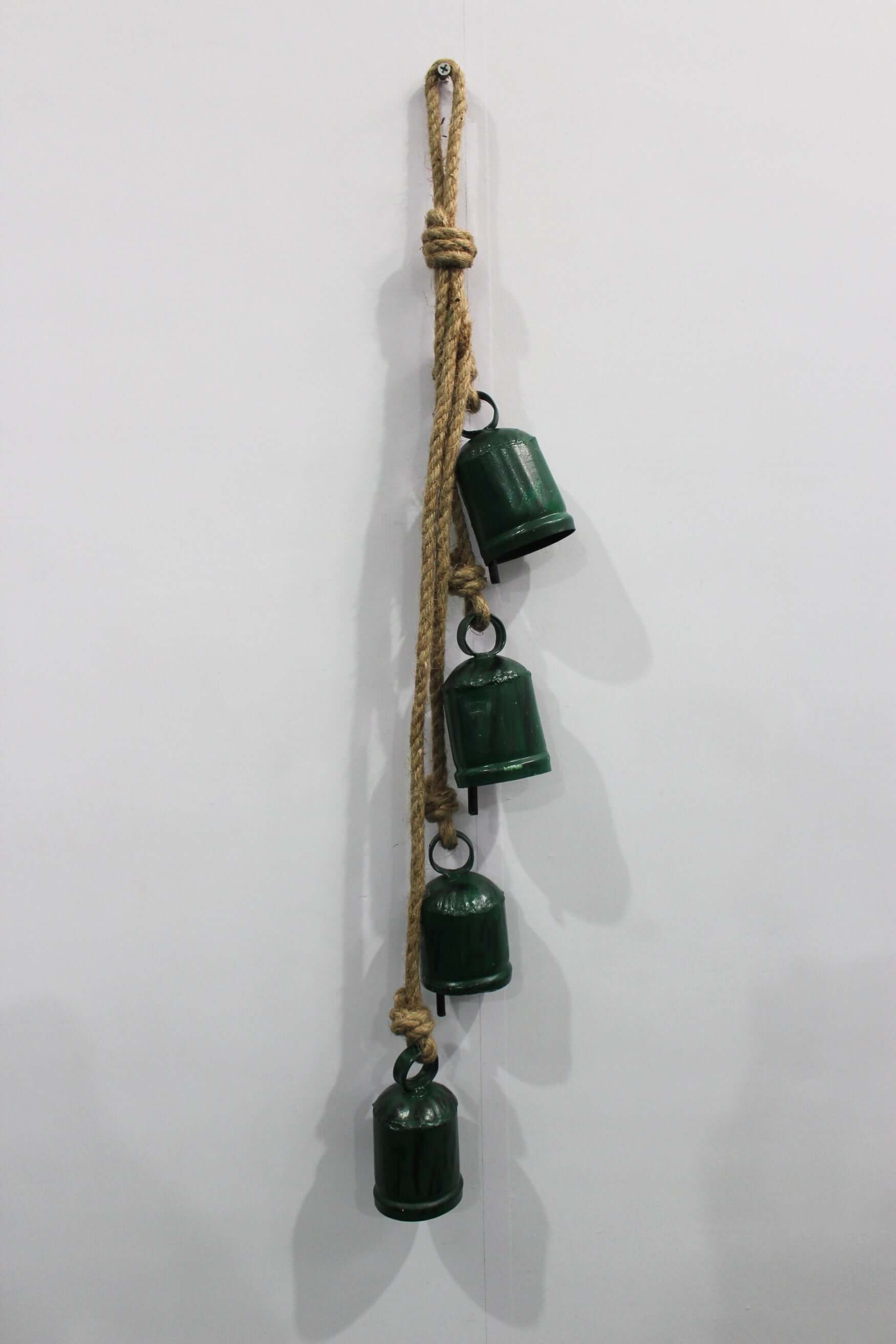 Antique Look Recycled Iron Cow Bells | Rustic Garden Chimes