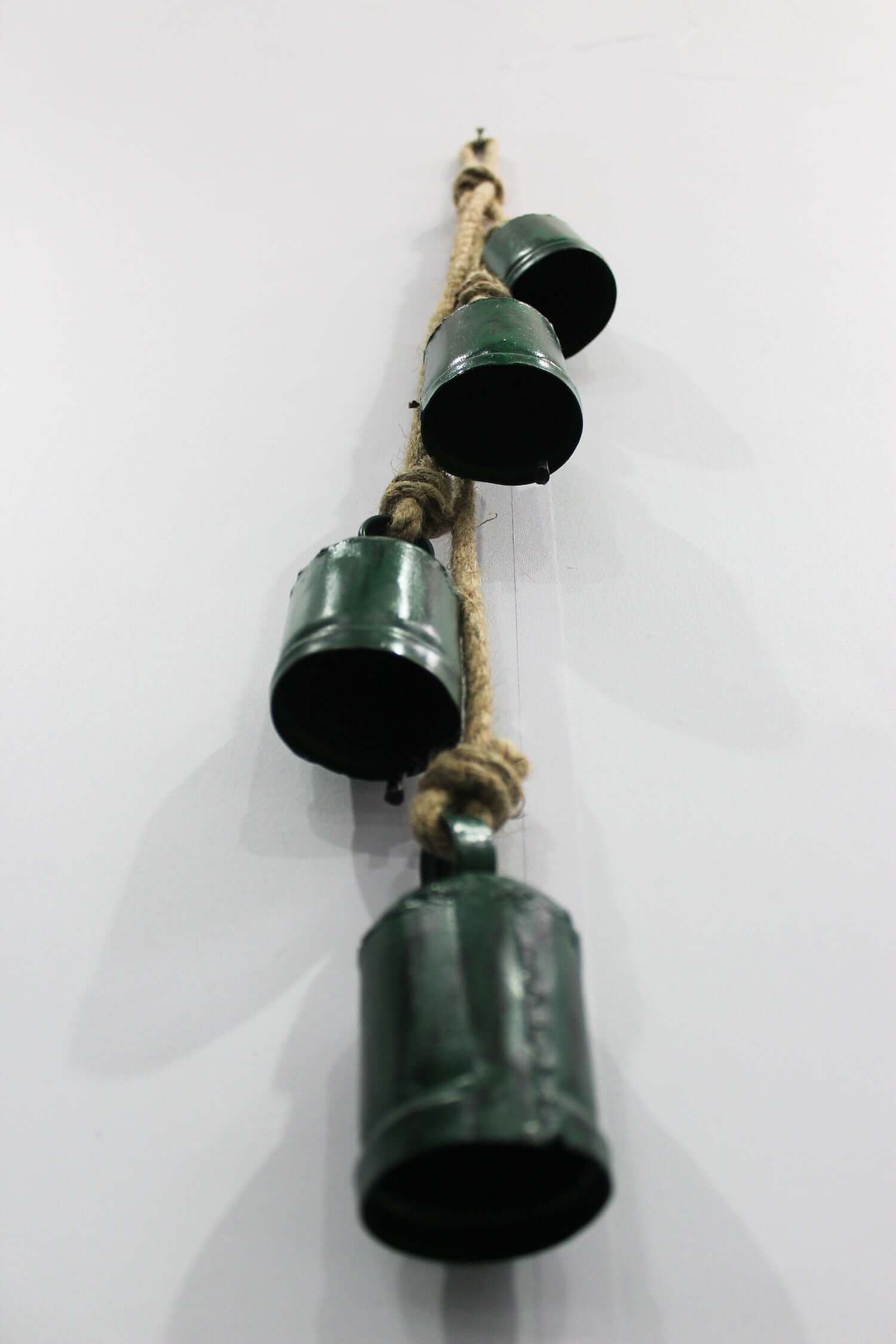 Antique Look Recycled Iron Cow Bells | Rustic Garden Chimes