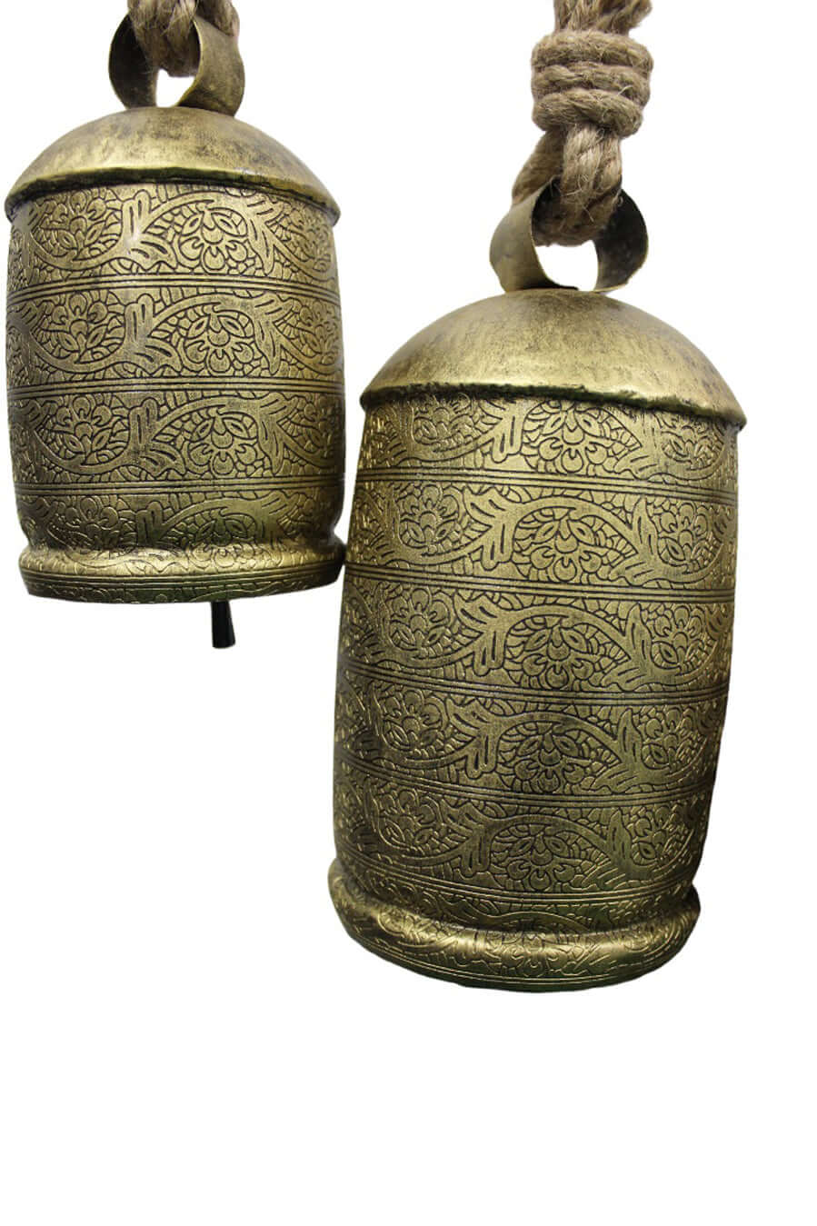 Vintage Harmony Cow Bells Set of 3 - Rustic Chimes