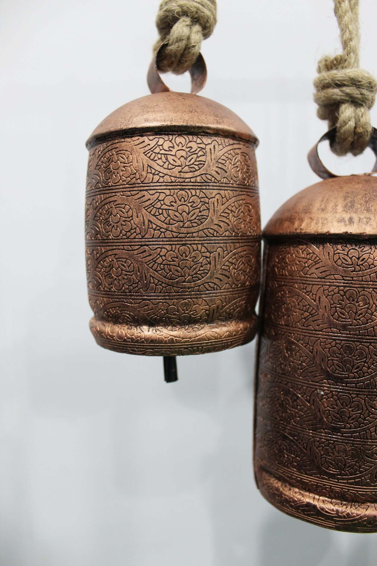 Vintage Harmony Cow Bells Set of 3 - Rustic Chimes