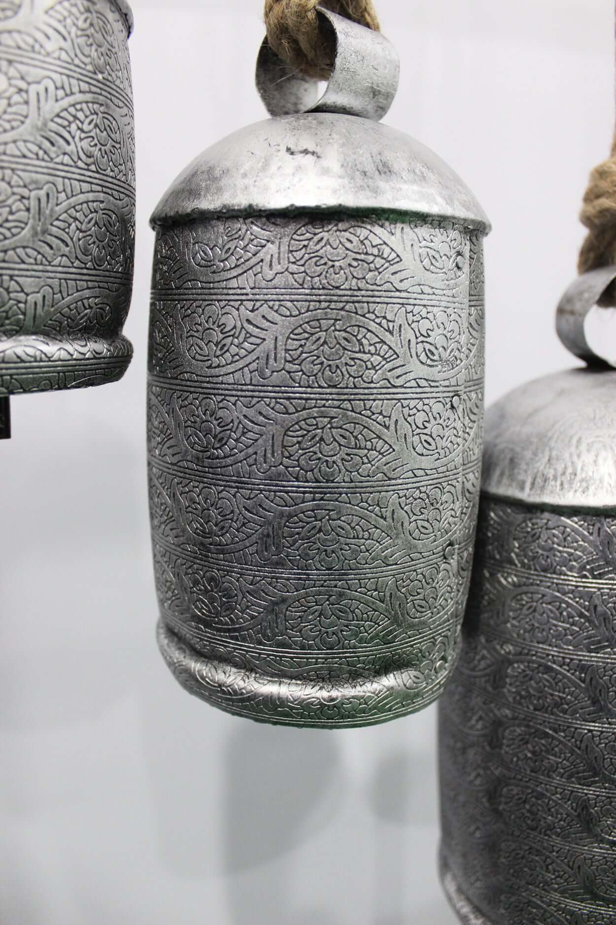 Vintage Harmony Cow Bells Set of 3 - Rustic Chimes