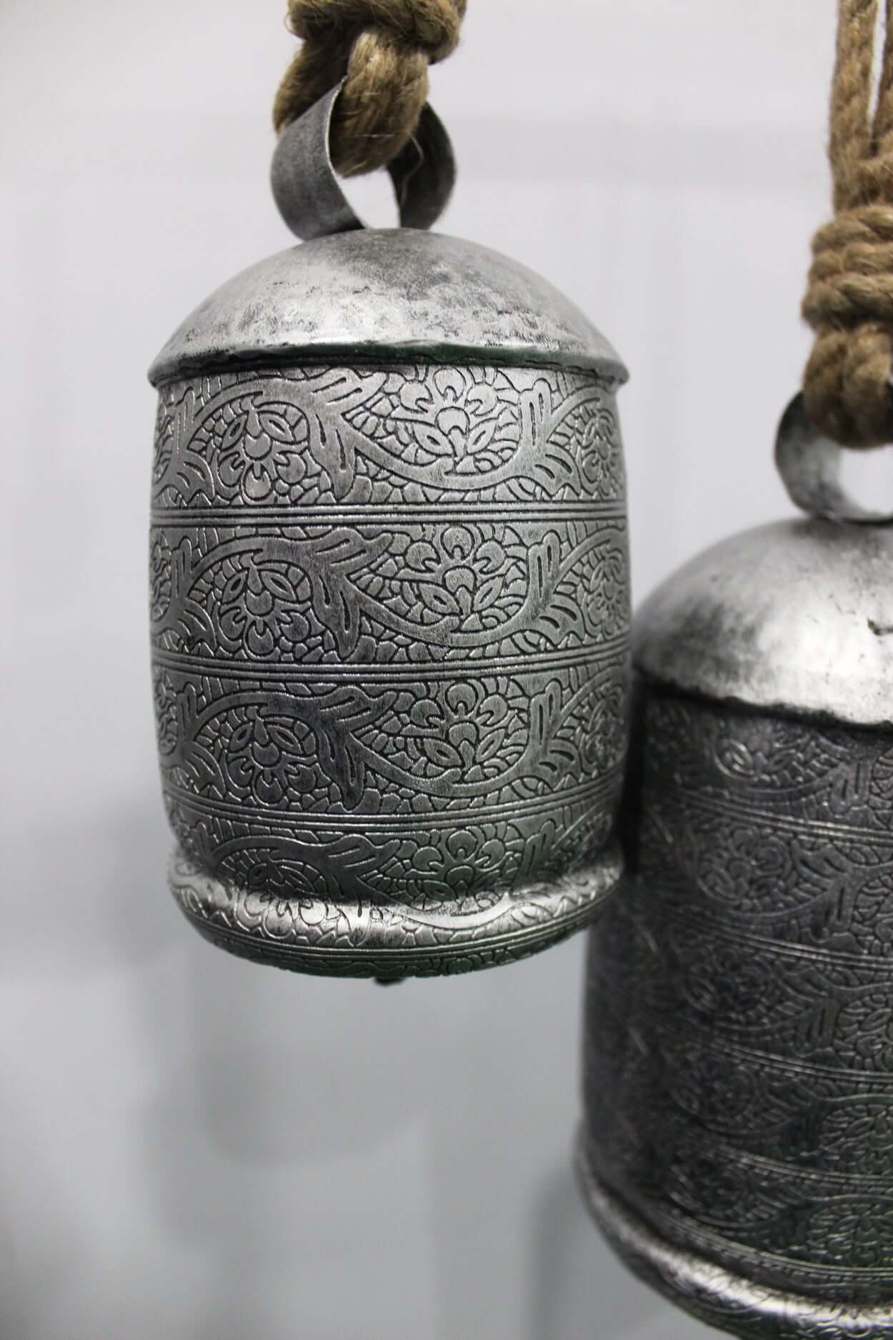 Vintage Harmony Cow Bells Set of 3 - Rustic Chimes