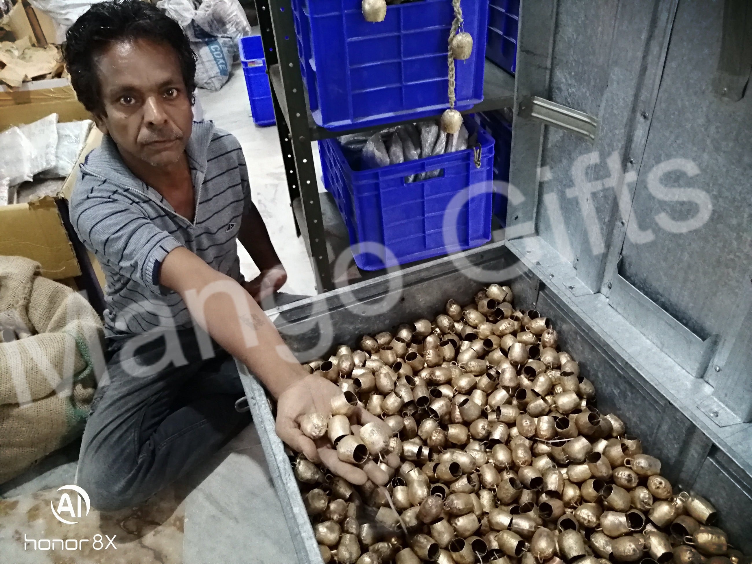 Indian bells Jingle Bells Handmade Rustic bells 