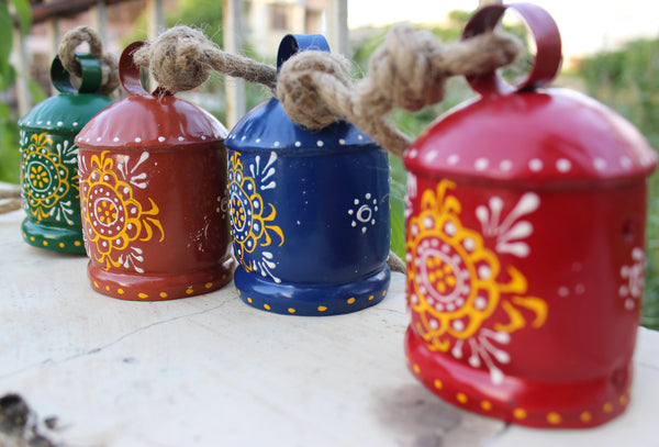 hand-painted bells bohemian home decoration