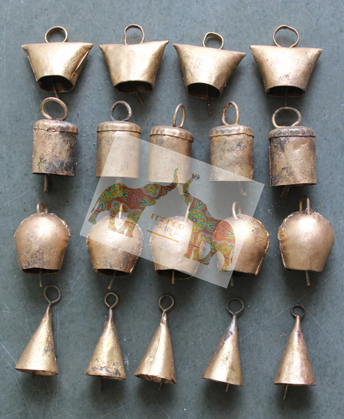 Vintage bells rustic chimes craft bells 