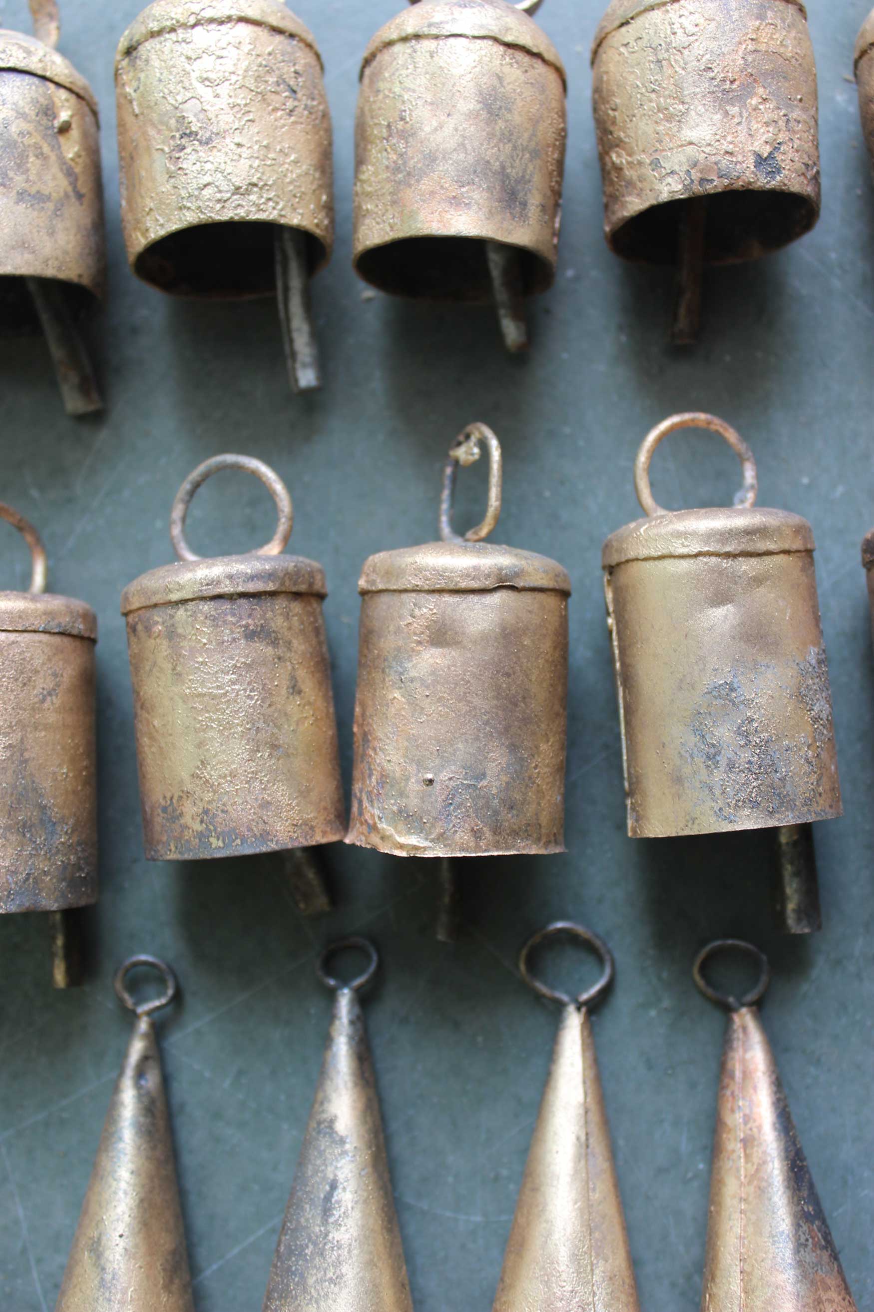 Recycled Iron Tin Bells 2.75" InchesBells