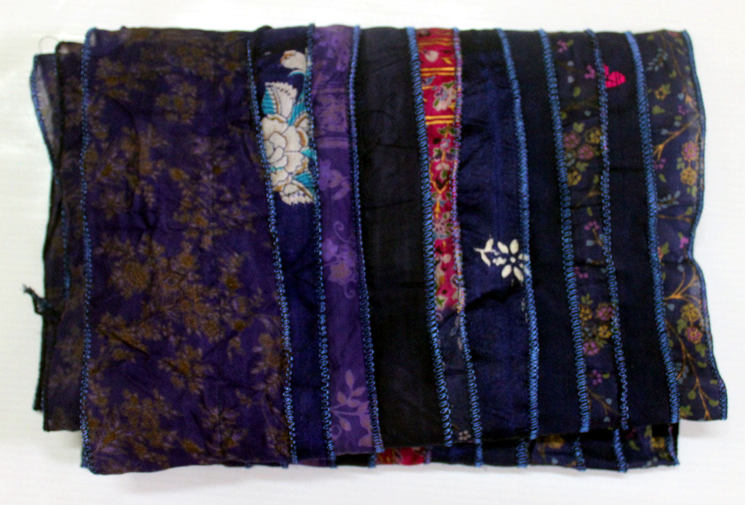 Handmade Vintage Silk Sari Scarves & Stoles from India Recycled Sari