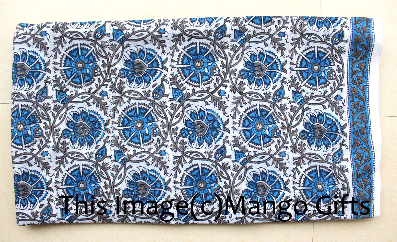 Indian 100%Cotton Hand Block Printed Tunics Tops Indian Kurti Women Summer Fashion Wear V-Neck Casual Tops - Mangogiftsstore