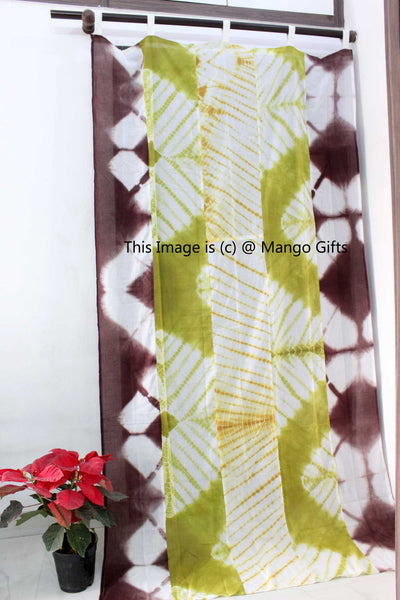 Indian Tie Dye Print Boho Curtains Window Panels 100%Cotton - Mangogiftsstore