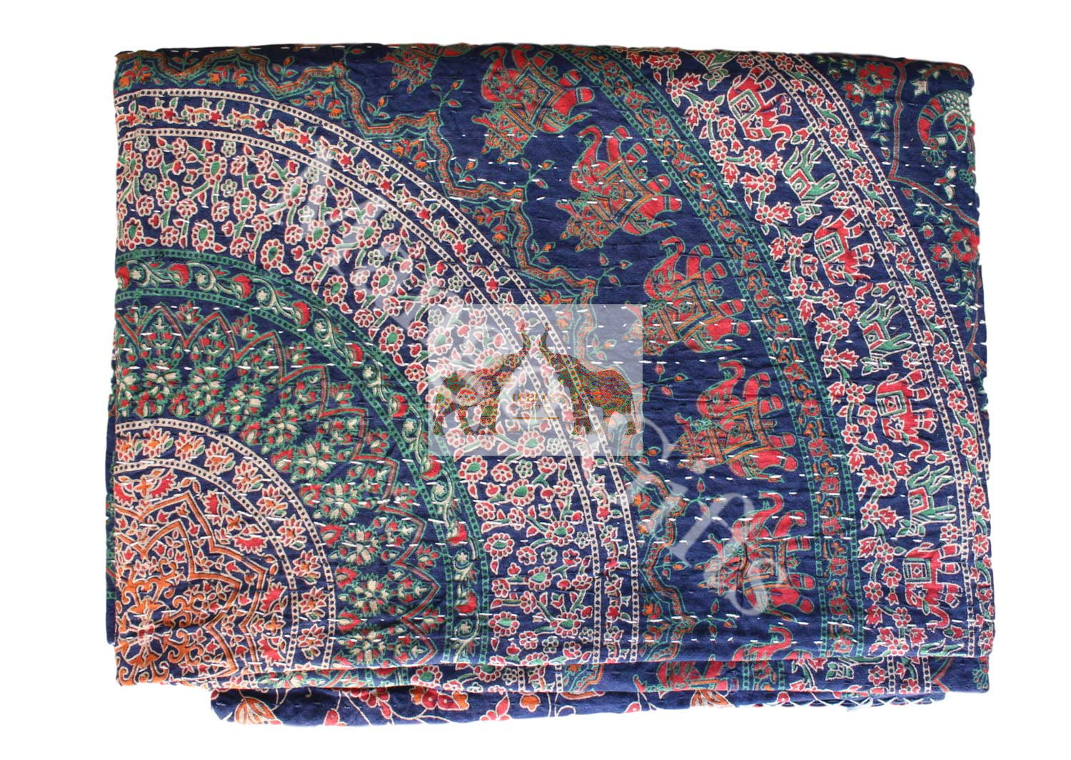 Handmade Mandala Sofa Couch Throw - Multicolor 50x66"