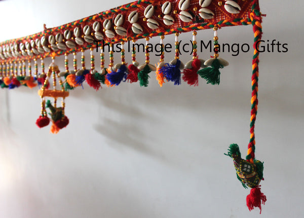 Handmade Traditional Indian cotton door hanging door valance festive Diwali decoration Ethnic Decor