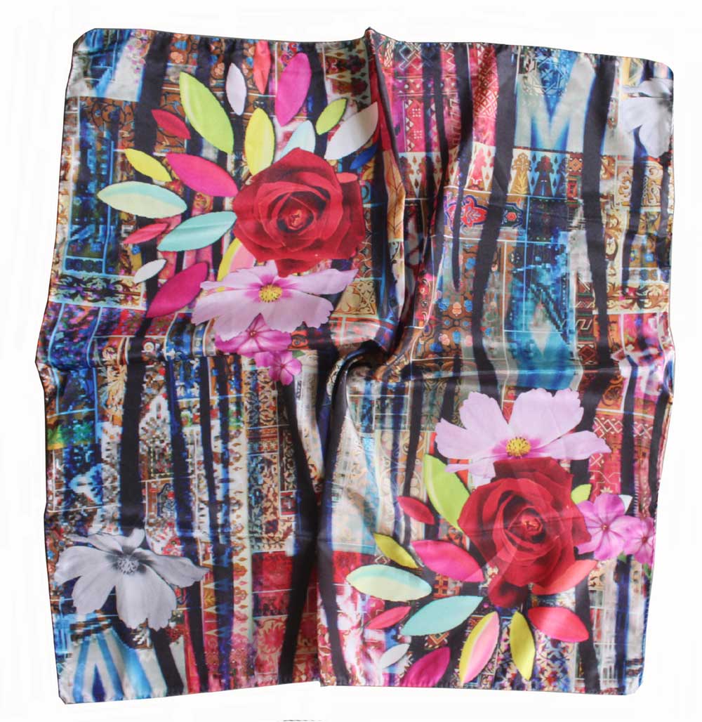 Stylish Silky Square Scarf for Women - Mango Gifts