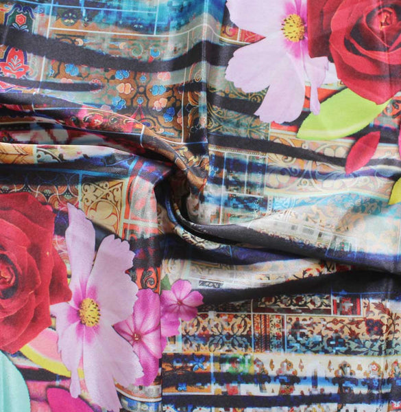 Women Fashion Square Scarf Scarves Soft Silky Printed Wraps Accessories for Women Fashion