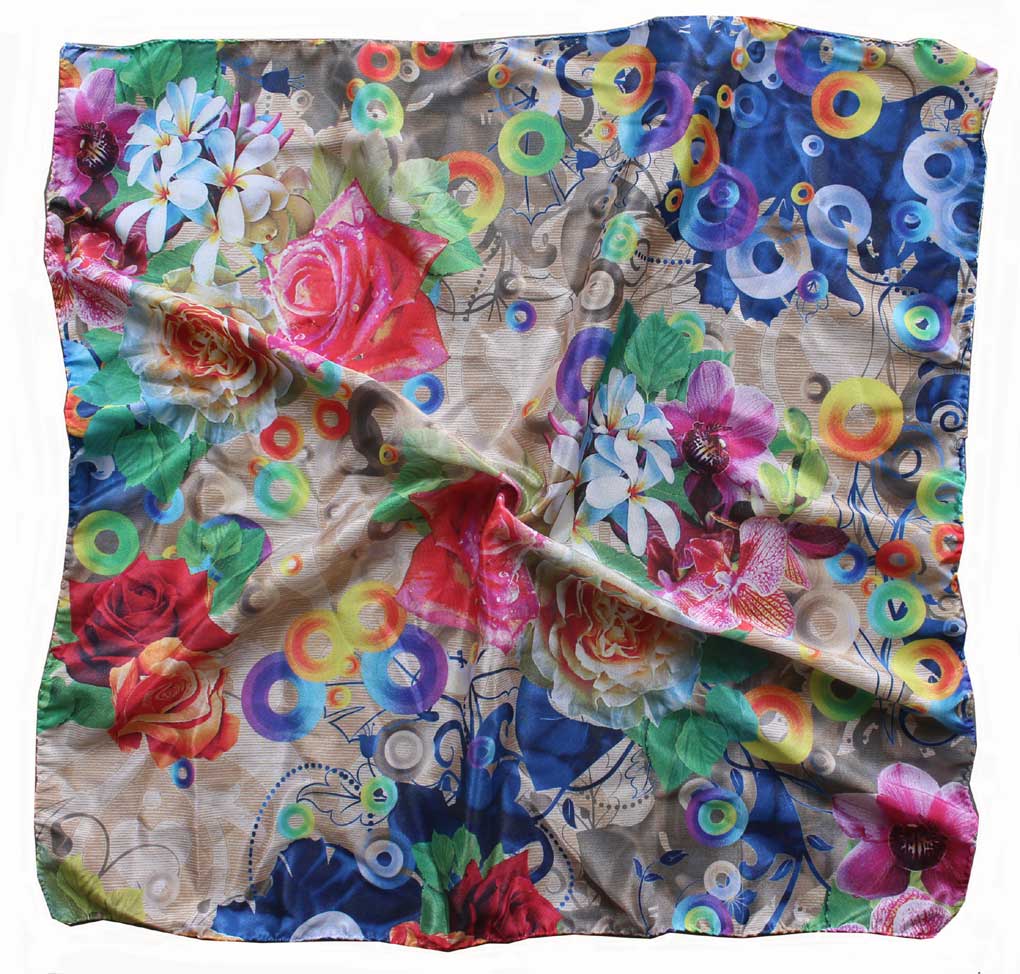 Stylish Silky Square Scarf for Women - Mango Gifts