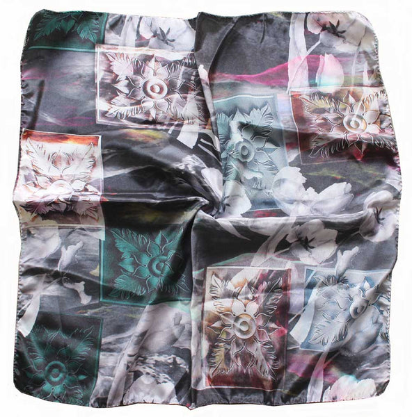 Women Fashion Square Scarf Scarves Soft Silky Printed Wraps Accessories for Women Fashion