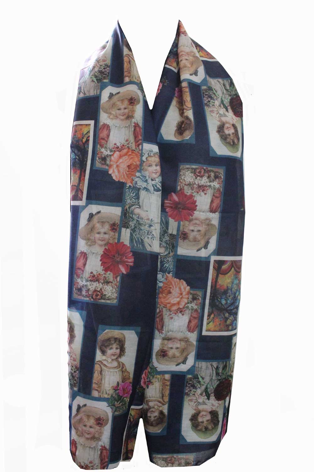 Women’s Indian Silk Sari Scarf - Wholesale Fashion Wraps