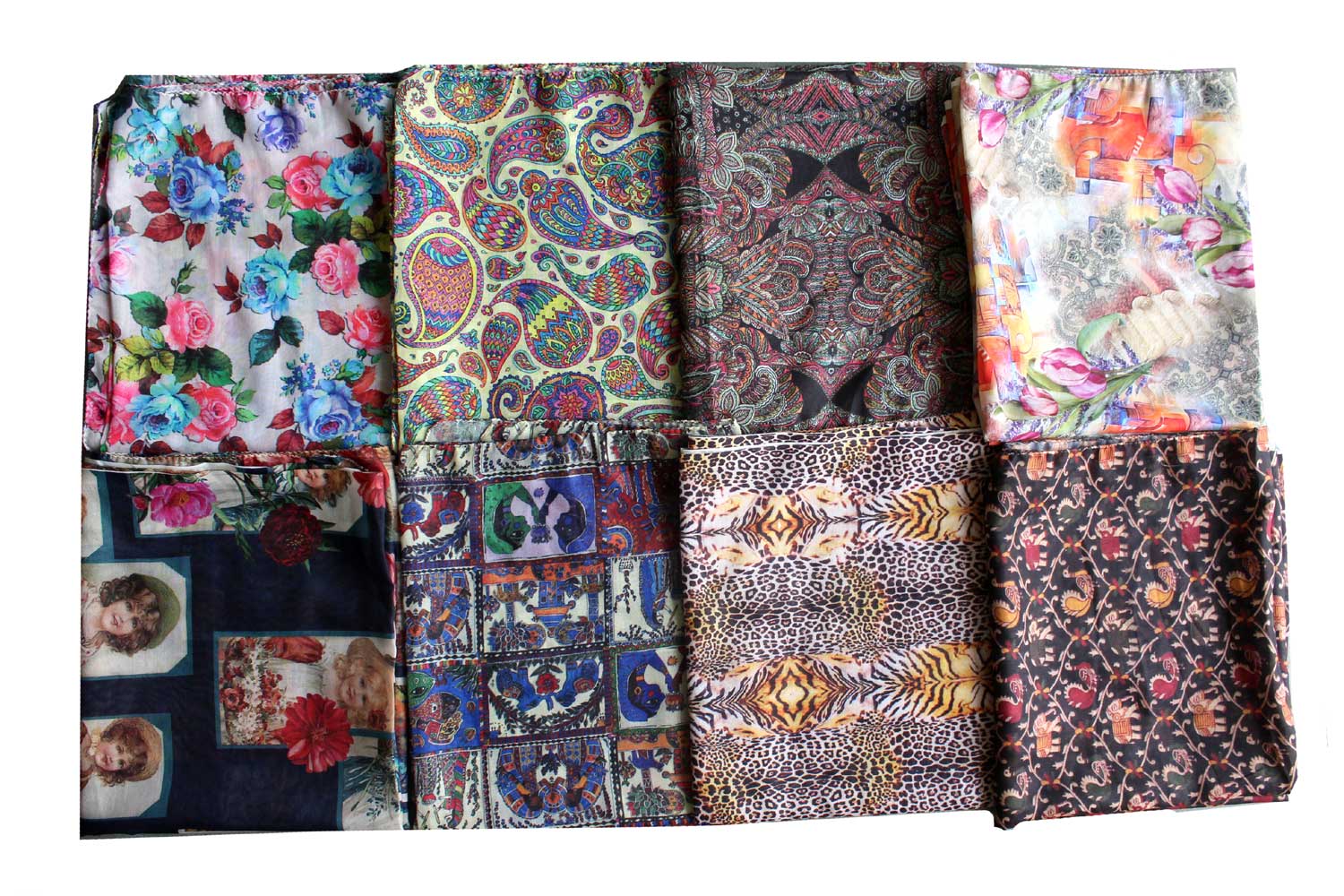 Women’s Indian Silk Sari Scarf - Wholesale Fashion Wraps