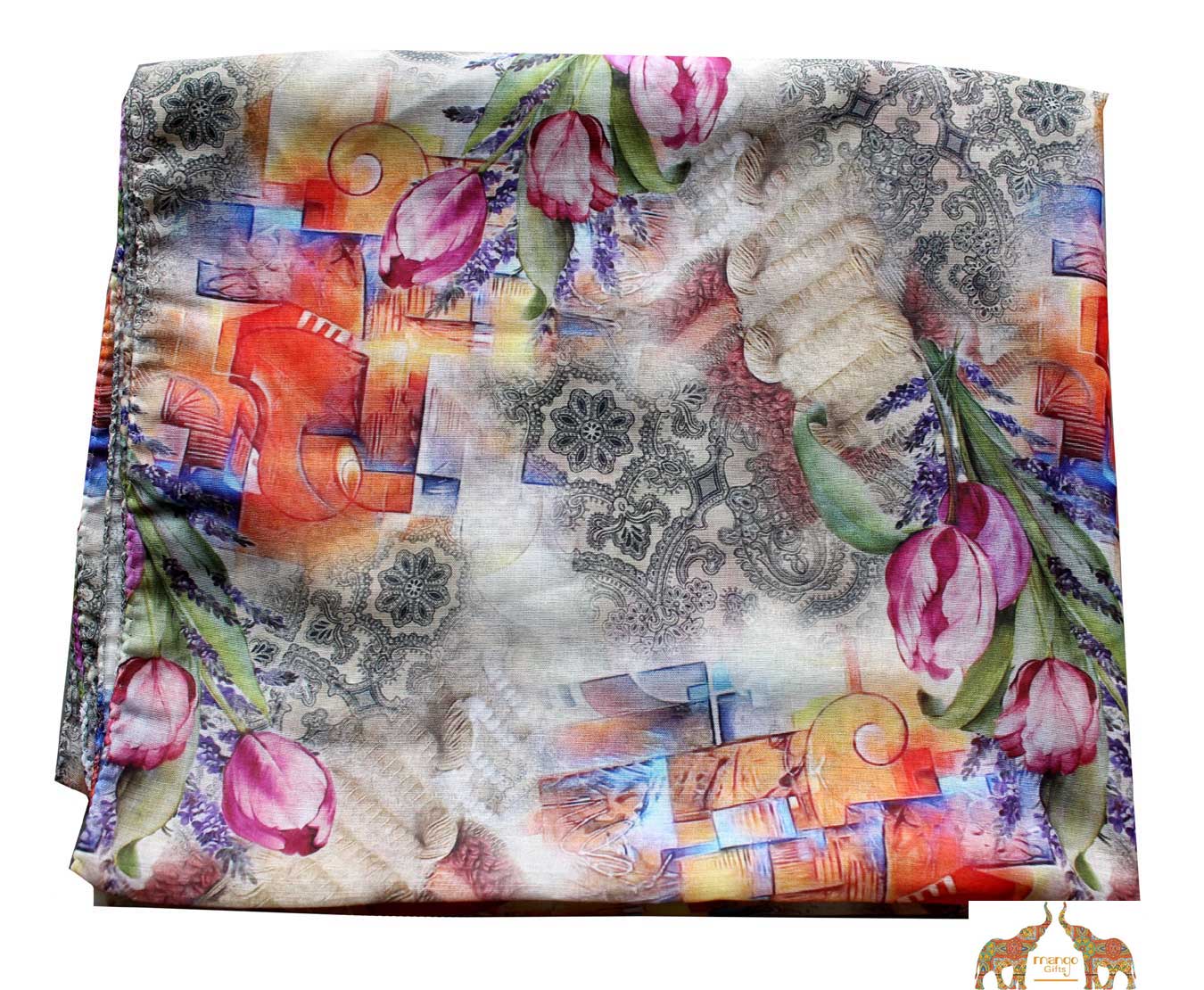 Women’s Indian Silk Sari Scarf - Wholesale Fashion Wraps