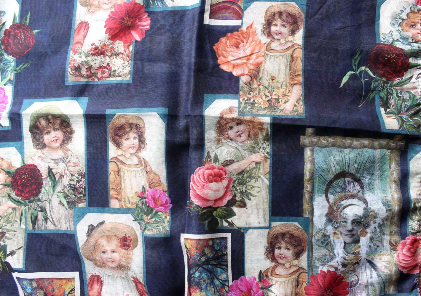 Women’s Indian Silk Sari Scarf - Wholesale Fashion Wraps