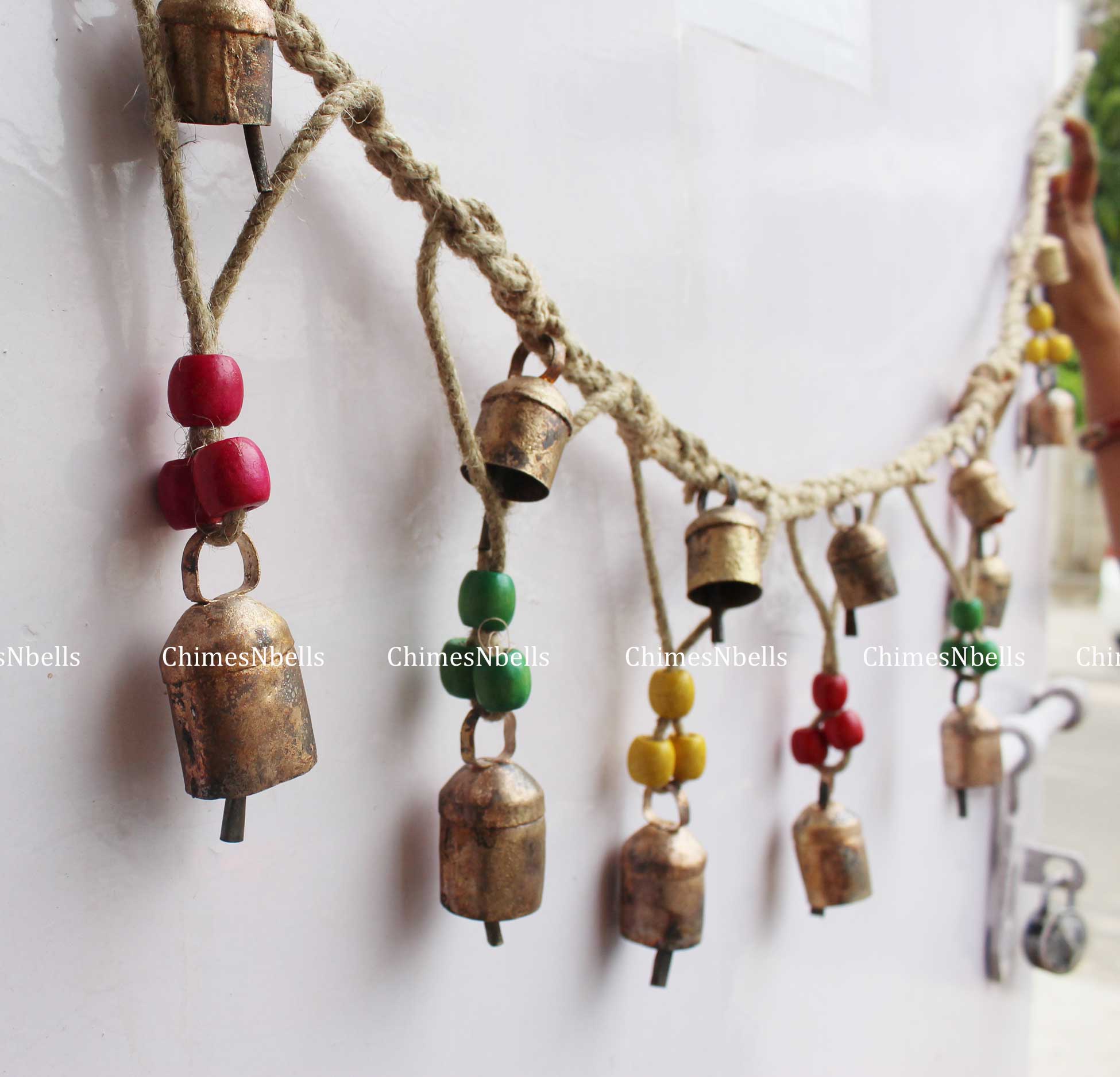Handmade Jute Bells Garland | Eco-Friendly Decoration