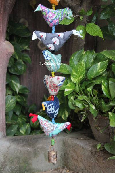 Cotton Tota Bird Bells Prosperity Hens Handmade Home Decor Ornaments 