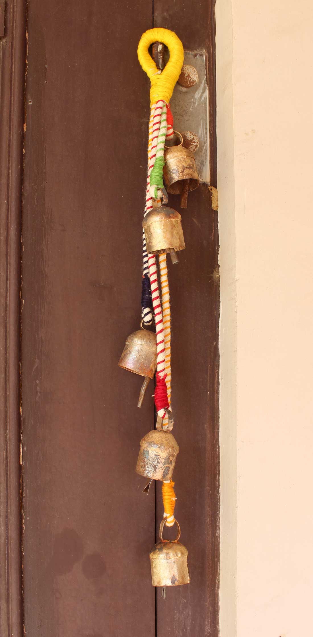 Vintage Bells Hanging String Chimes Door Hangings 70 cm Length Indian Metal Crafts Handmade,Rustic Vintage,Shabby Chic Vintage bells