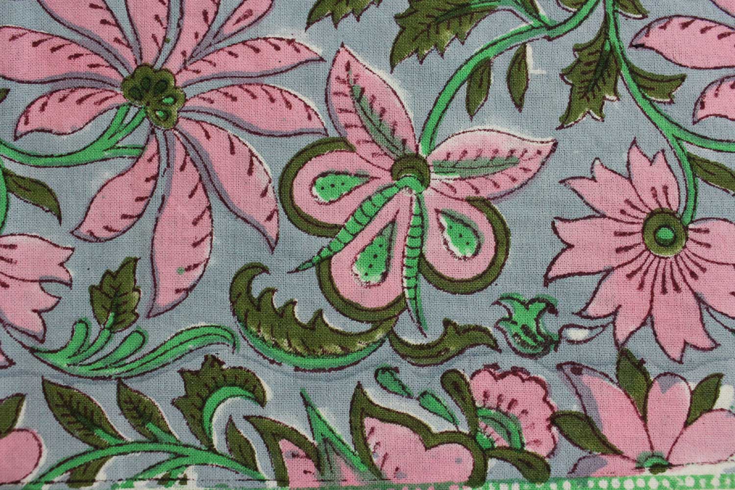 100%cotton,Handblock Print 100% Cotton