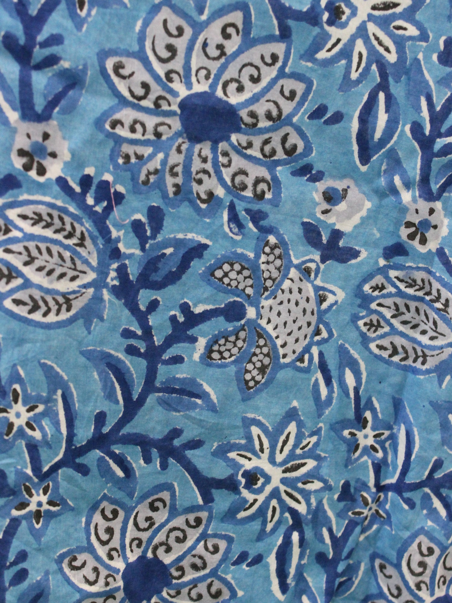 Soft 100% cotton caftan with hand block print, perfect for beach wear and casual outings. Customizable and fits up to 60" bust.